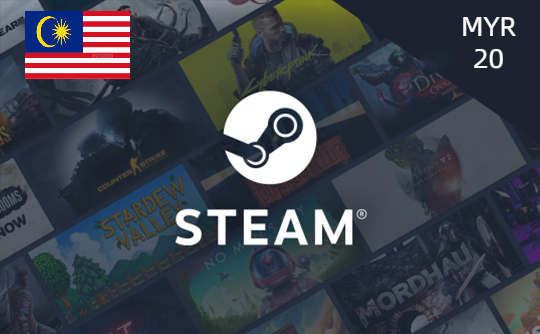 Steam充值卡-20马来西亚林吉特