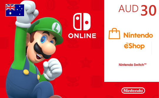 Nintendo eShop 30澳元充值卡/礼品卡