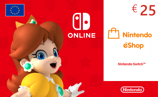 Nintendo eShop 25欧元充值卡/礼品卡