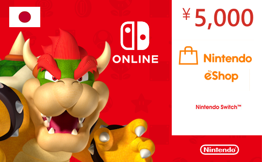 Nintendo eShop5000日元充值卡/礼品卡