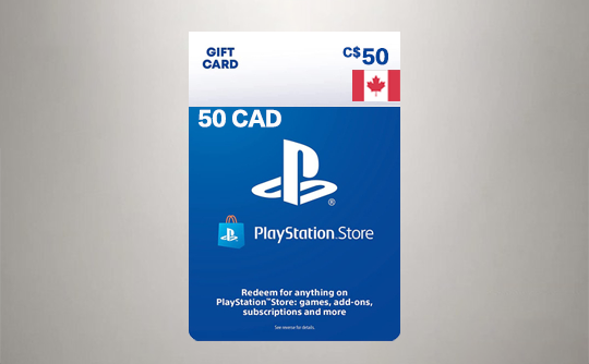 PSN 50加元充值卡/礼品卡/PlayStation